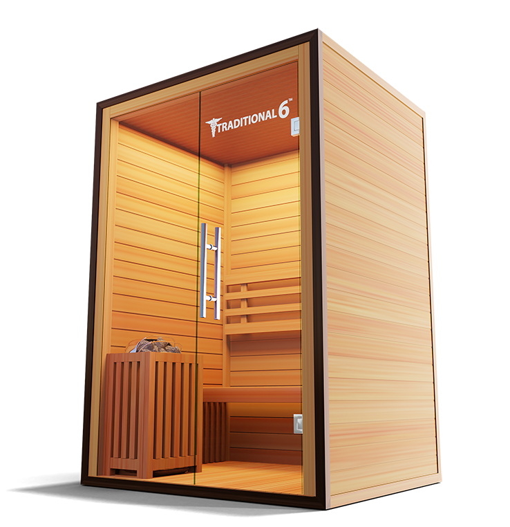 Traditional 6™ 2 Person Home Steam Sauna