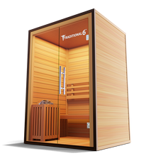Load image into Gallery viewer, Traditional 6™ 2 Person Home Steam Sauna