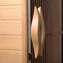 Load image into Gallery viewer, Indoor 2 Person Canadian Hemlock Wooden Infrared Sauna
