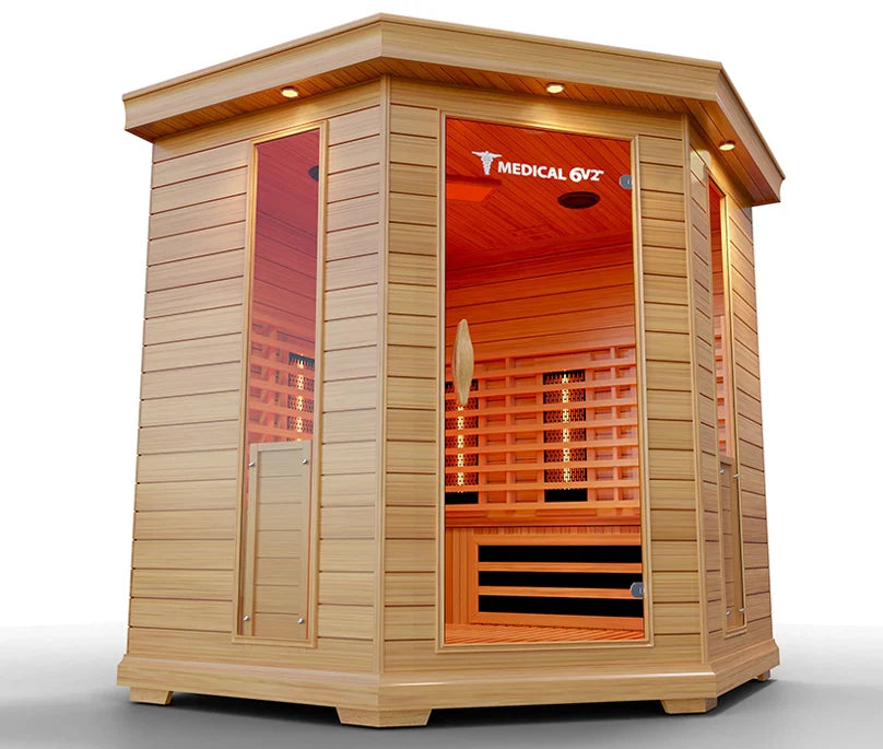 Indoor 6 Person Infrared Full Spectrum Sauna | Medical 6 Plus™