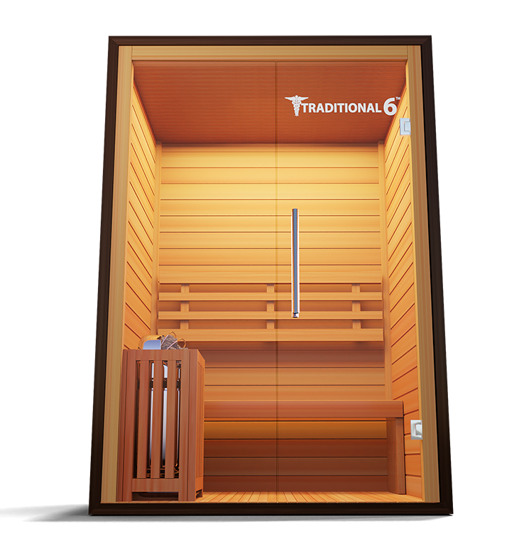 Traditional 6™ 2 Person Home Steam Sauna