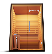 Load image into Gallery viewer, Traditional 6™ 2 Person Home Steam Sauna