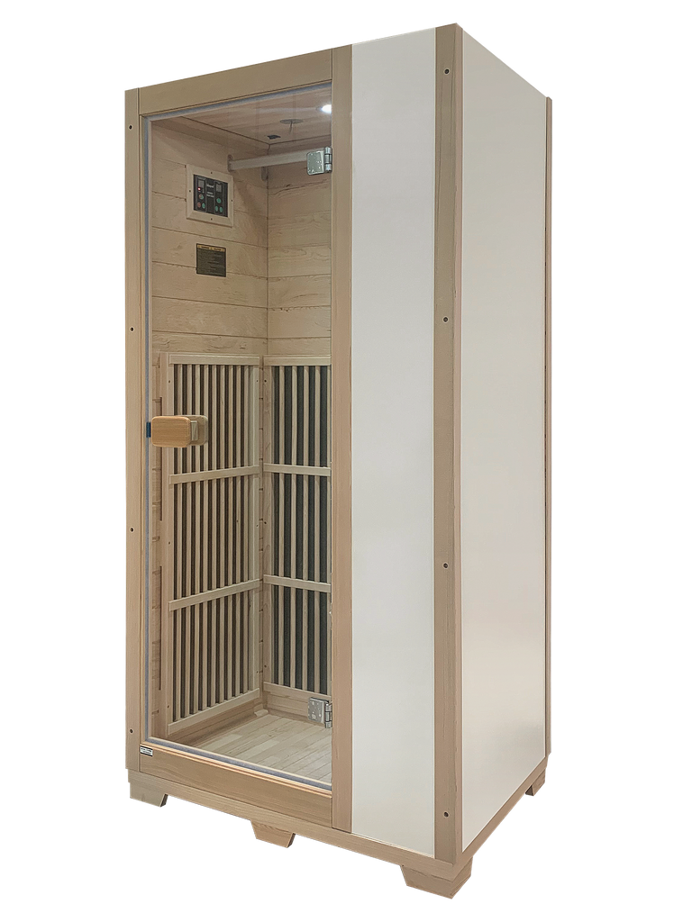 Indoor 1 Person Canadian Hemlock Very Low EMF Far Infrared Sauna
