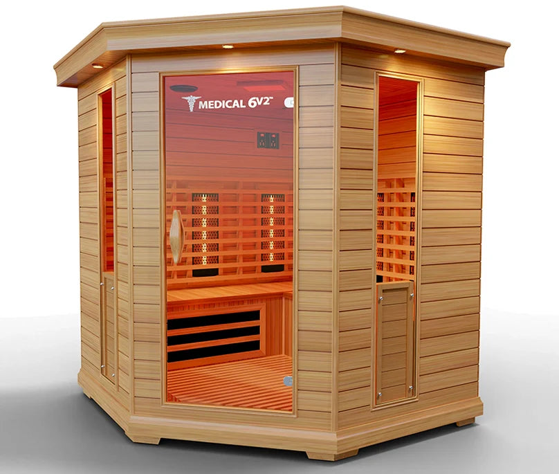Indoor 6 Person Infrared Full Spectrum Sauna | Medical 6 Plus™