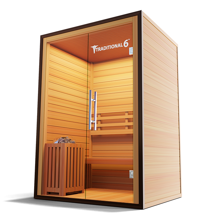 Traditional 6™ 2 Person Home Steam Sauna