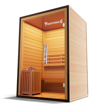 Load image into Gallery viewer, Traditional 6™ 2 Person Home Steam Sauna