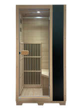 Load image into Gallery viewer, Indoor 1 Person Canadian Hemlock Very Low EMF Far Infrared Sauna