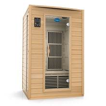 Load image into Gallery viewer, Indoor 2 Person Canadian Hemlock Wooden Infrared Sauna
