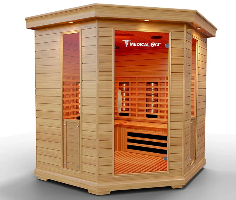 Indoor 6 Person Infrared Full Spectrum Sauna | Medical 6 Plus™