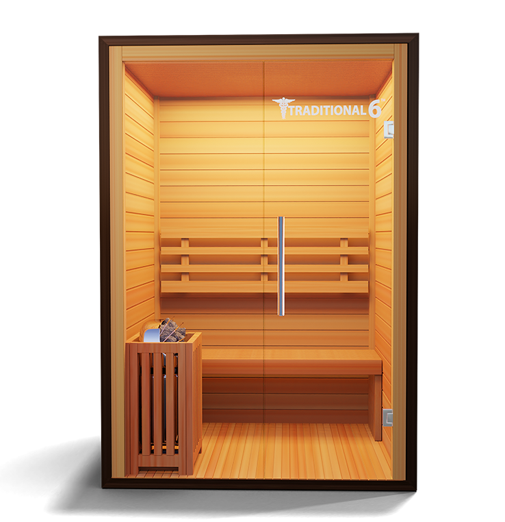 Traditional 6™ 2 Person Home Steam Sauna