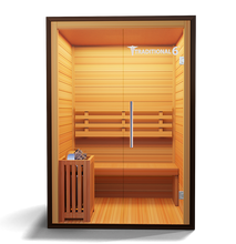 Load image into Gallery viewer, Traditional 6™ 2 Person Home Steam Sauna