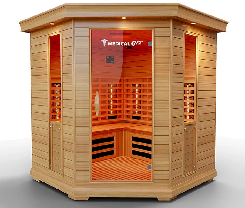 Indoor 6 Person Infrared Full Spectrum Sauna | Medical 6 Plus™
