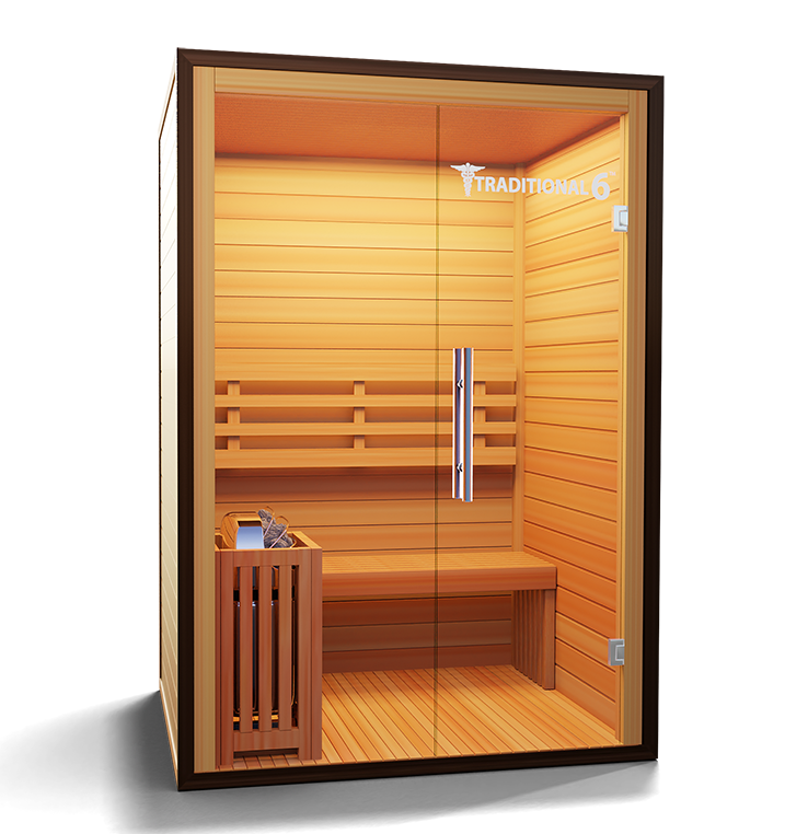 Traditional 6™ 2 Person Home Steam Sauna