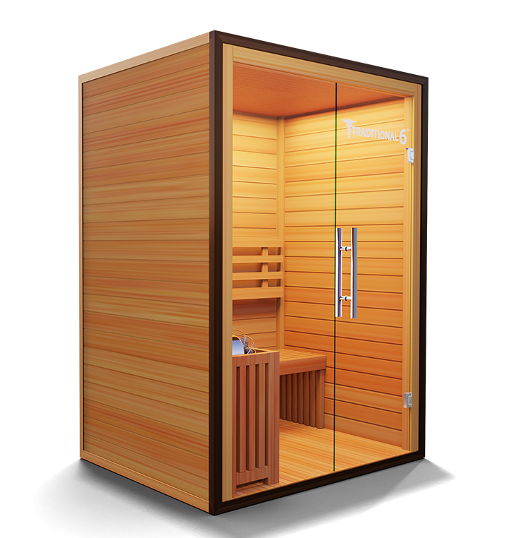 Traditional 6™ 2 Person Home Steam Sauna