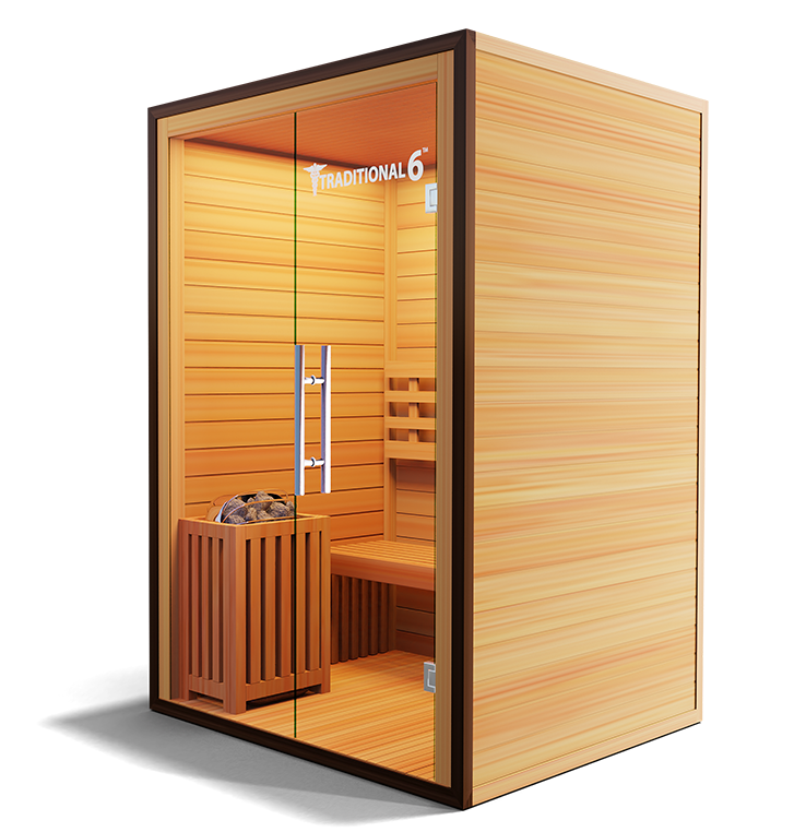 Traditional 6™ 2 Person Home Steam Sauna