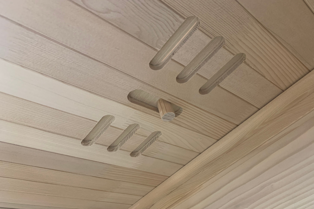 Indoor 1 Person Canadian Hemlock Very Low EMF Far Infrared Sauna