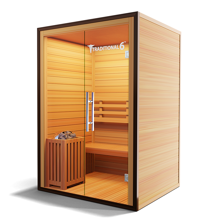 Traditional 6™ 2 Person Home Steam Sauna
