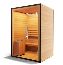 Load image into Gallery viewer, Traditional 6™ 2 Person Home Steam Sauna