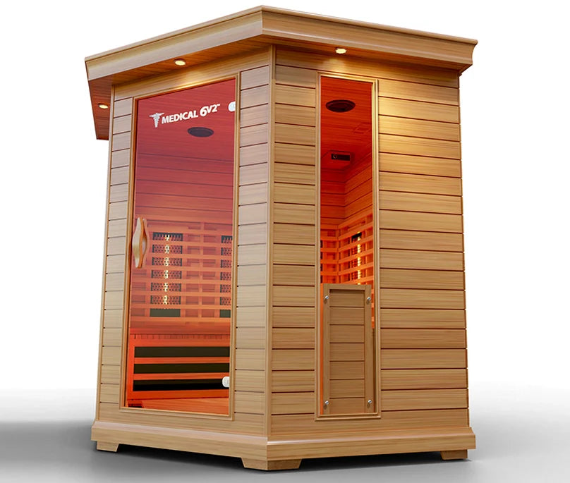 Indoor 6 Person Infrared Full Spectrum Sauna | Medical 6 Plus™