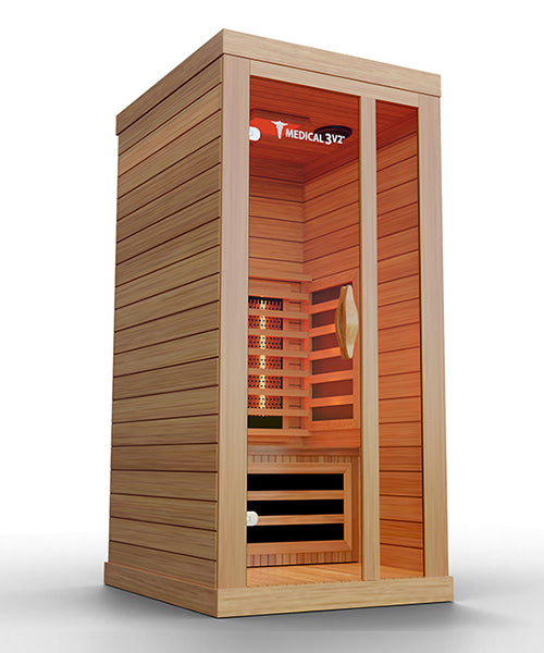 Indoor 1 Person Infrared Full Spectrum Sauna | Medical 3™