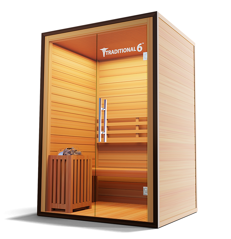 Traditional 6™ 2 Person Home Steam Sauna