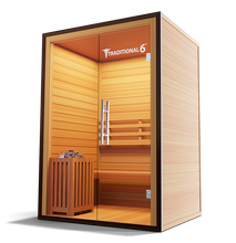 Load image into Gallery viewer, Traditional 6™ 2 Person Home Steam Sauna