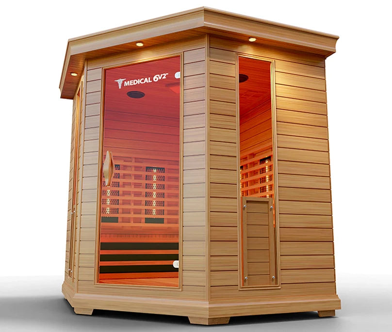 Indoor 6 Person Infrared Full Spectrum Sauna | Medical 6 Plus™