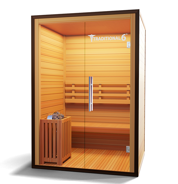 Traditional 6™ 2 Person Home Steam Sauna