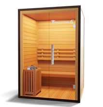 Load image into Gallery viewer, Traditional 6™ 2 Person Home Steam Sauna