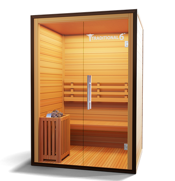Traditional 6™ 2 Person Home Steam Sauna