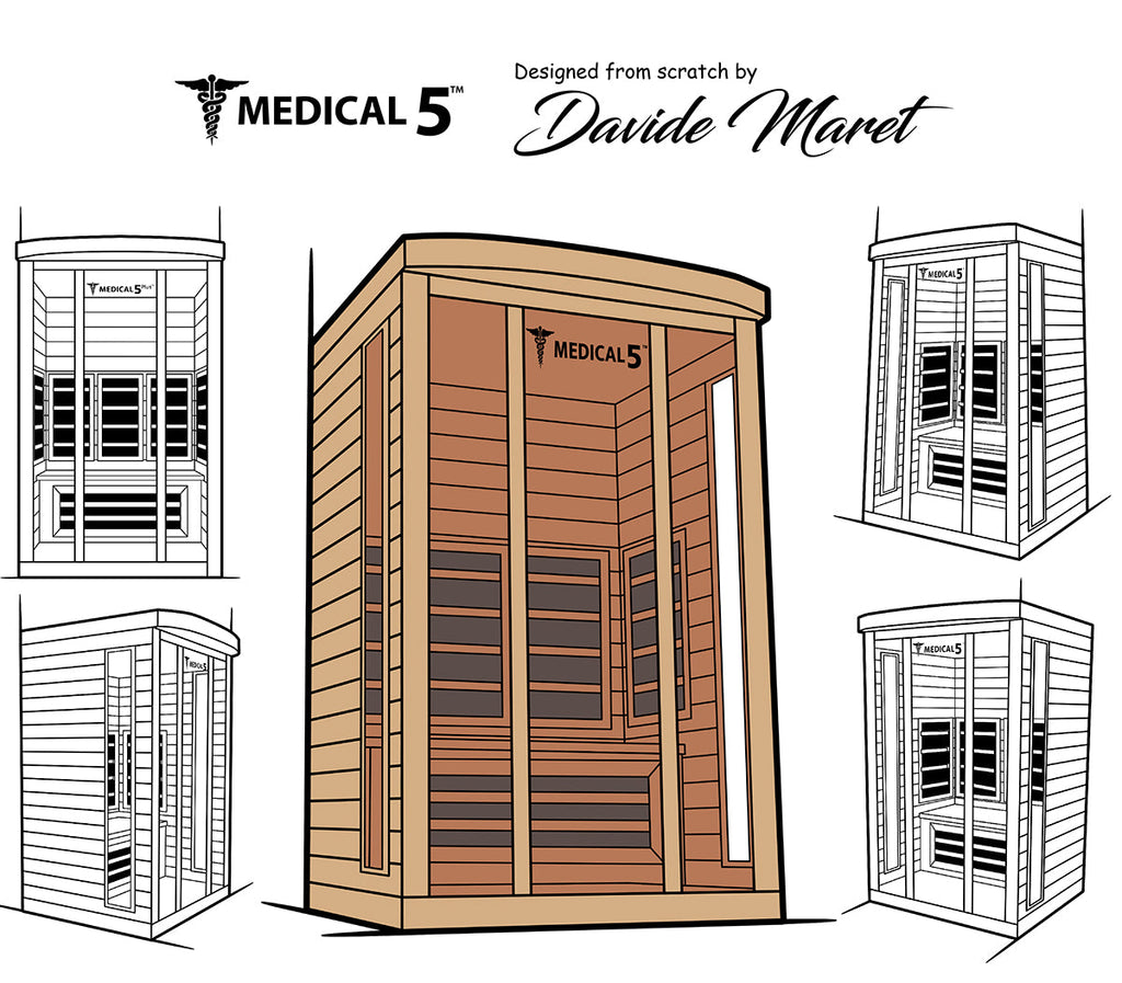 Medical 5™ 3 Person Home Infrared Sauna