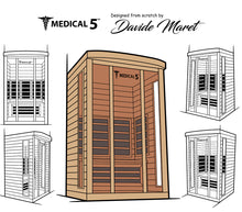 Load image into Gallery viewer, Medical 5™ 3 Person Home Infrared Sauna
