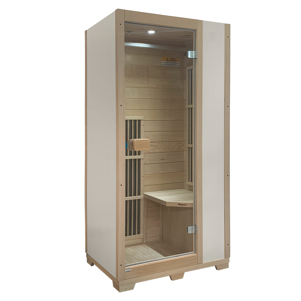 Indoor 1 Person Canadian Hemlock Very Low EMF Far Infrared Sauna
