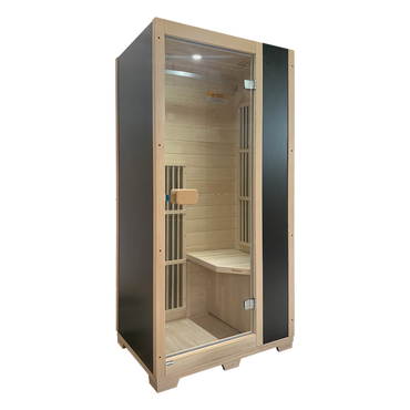 Indoor 1 Person Canadian Hemlock Very Low EMF Far Infrared Sauna