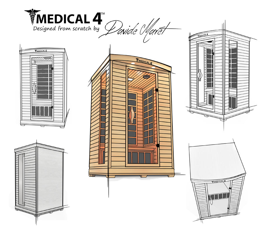 Medical 4™ 2 Person Home Full Spectrum Infrared Sauna